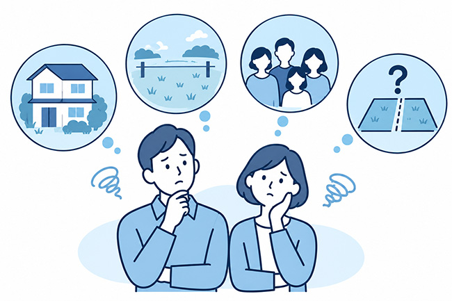 相続した実家や土地について、このようなお悩みはありませんか？